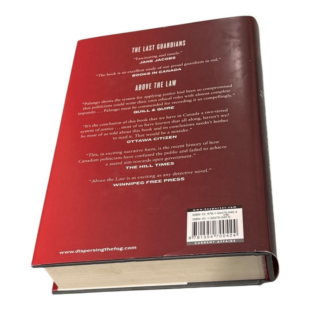 Dispersing The Fog Paul Palango Hardcover Ottawa RCMP Canada Politics Law Book - Picture 8 of 9